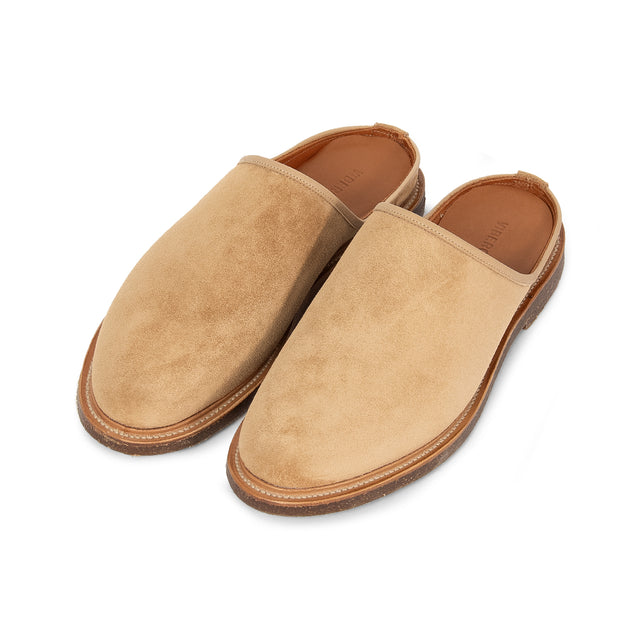 Mule - Peanut Papillon Suede