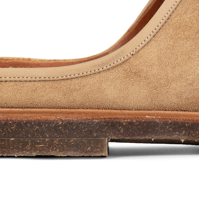 Mule - Peanut Papillon Suede