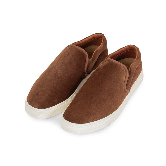 Slip On Sneaker - Acorn Janus Suede