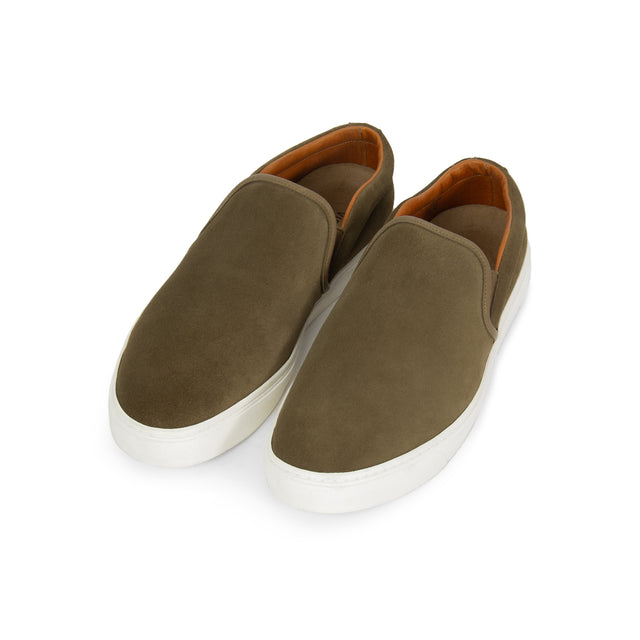 Slip On Sneaker - Avocado Janus Suede