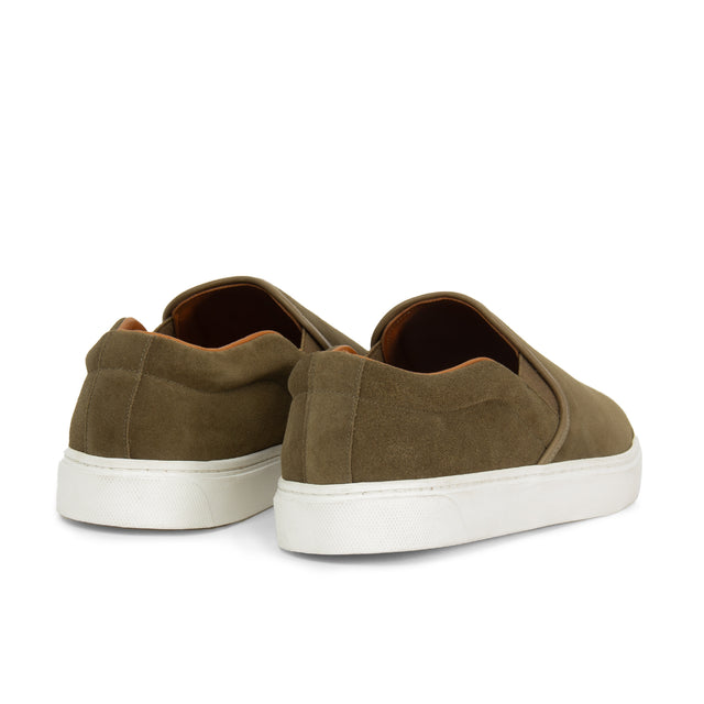 Slip On Sneaker - Avocado Janus Suede