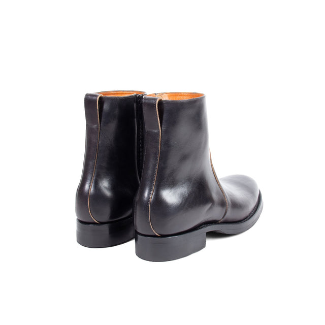 Side Zip - Black Teacore Vacchetta Lucida