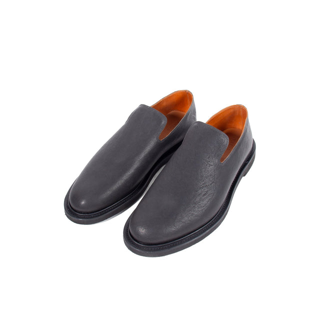Slipper - Nero Washed Kangaroo
