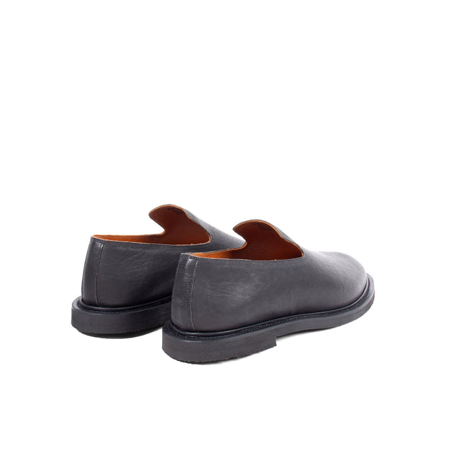 Slipper - Nero Washed Kangaroo