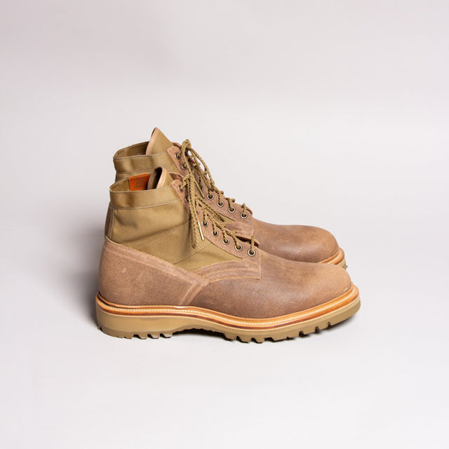 The Jungle Boot - Natural Washed Waxed Flesh