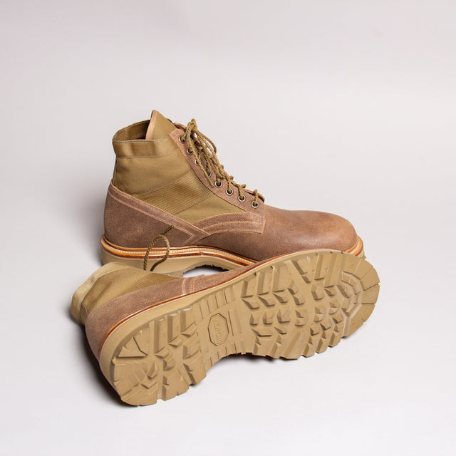 The Jungle Boot - Natural Washed Waxed Flesh