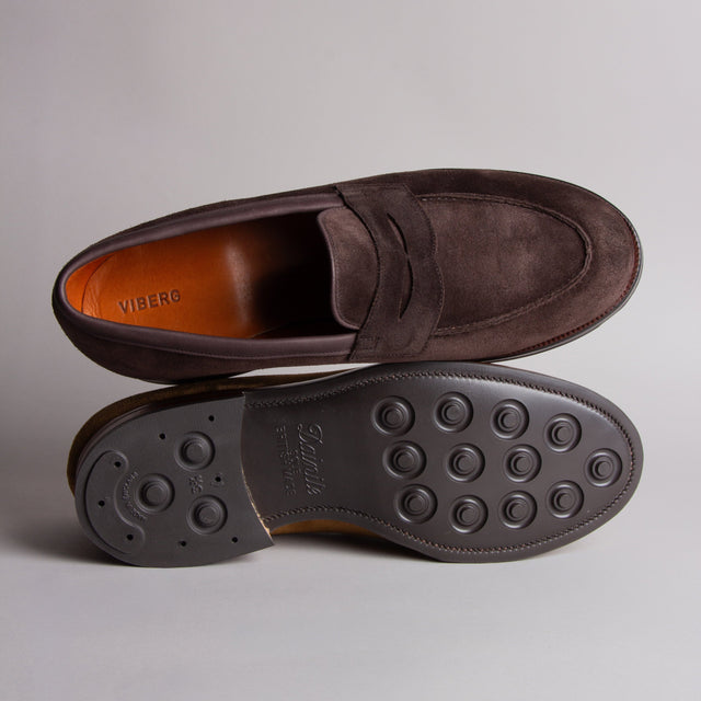 Bristol - Dark Chocolate Janus Suede - VIBERG