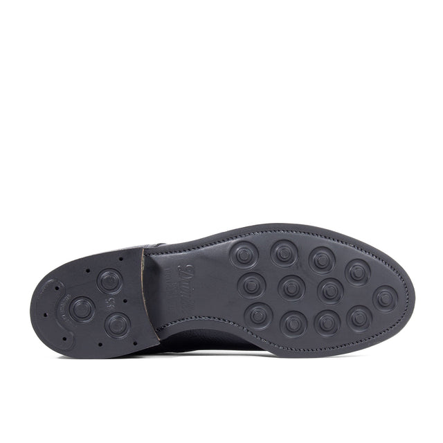 Navvy Cut Shoe - Black Tanganiyka - VIBERG