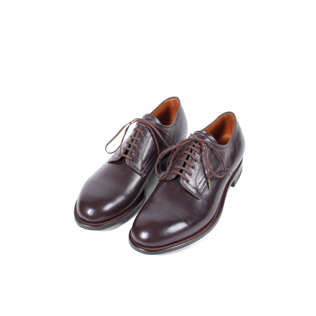 Navvy Cut Shoe - Ebony Kangaroo - VIBERG
