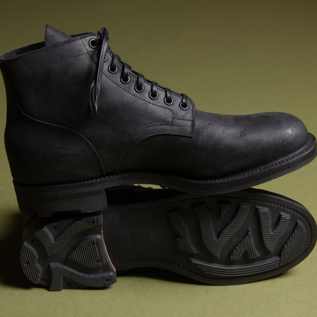Service Boot 1035 - Black Waxy Commander - VIBERG