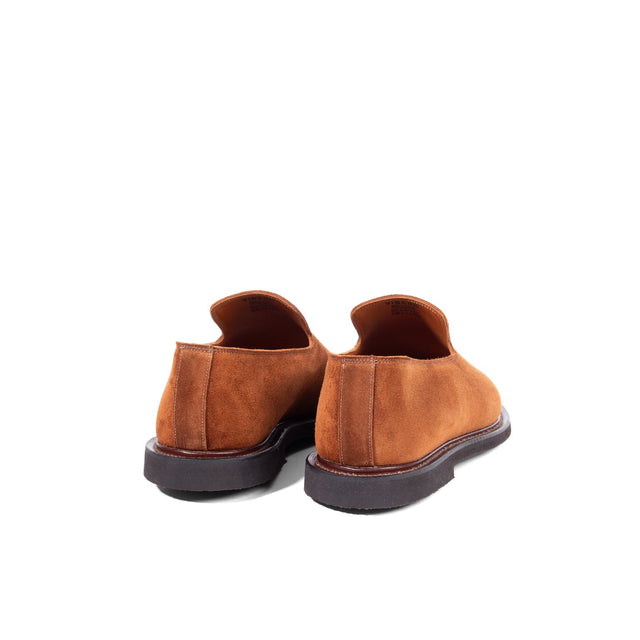 Slipper - Polo Brown Janus Calf Suede - VIBERG