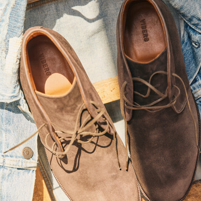 Uplands - Dark Chocolate Janus Suede - VIBERG