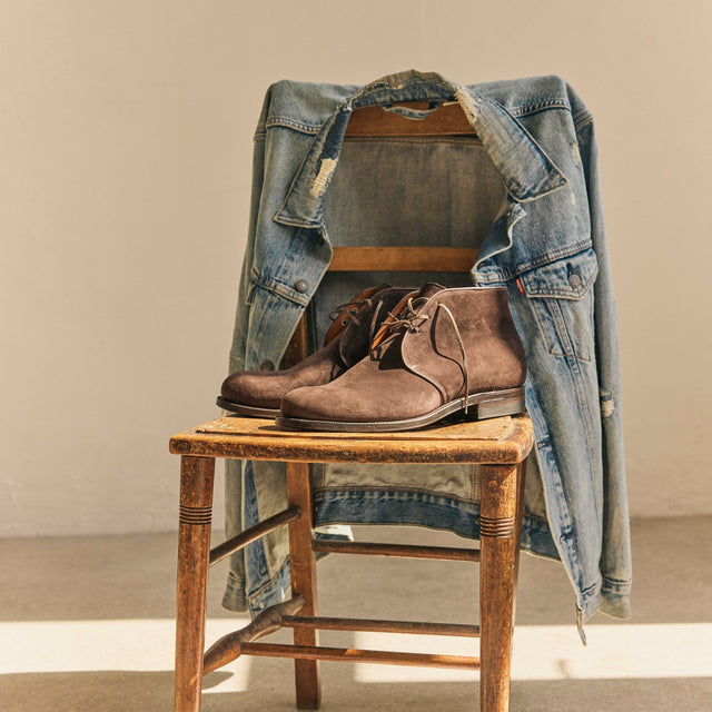 Uplands - Dark Chocolate Janus Suede - VIBERG
