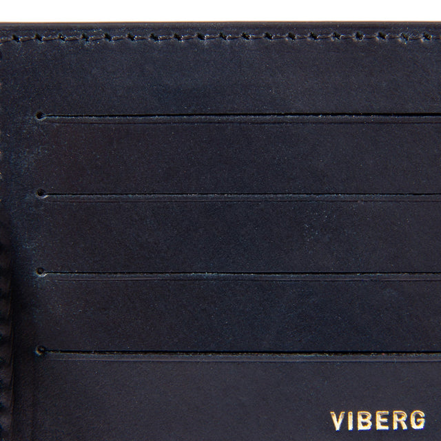 Viberg Billfold - Black Shell Cordovan - VIBERG