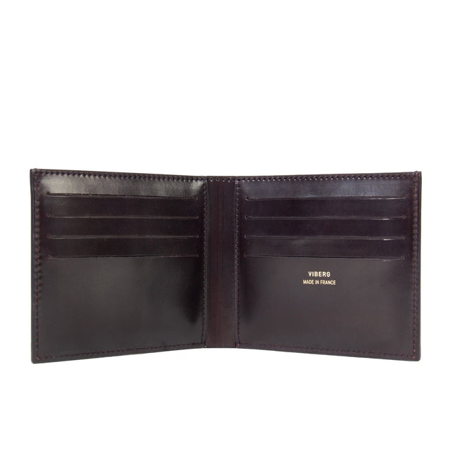 Viberg Billfold - Dark Cognac Shell Cordovan - VIBERG