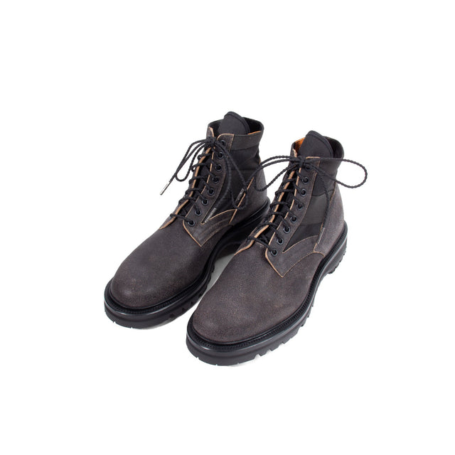 The Jungle Boot - Black Washed Waxed Flesh