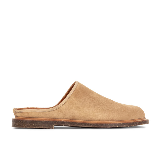 Mule - Peanut Papillon Suede