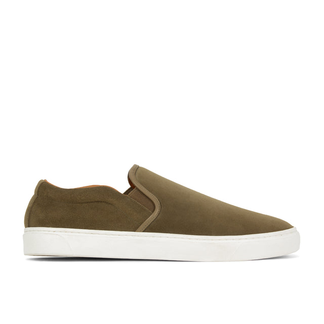 Slip On Sneaker - Avocado Janus Suede