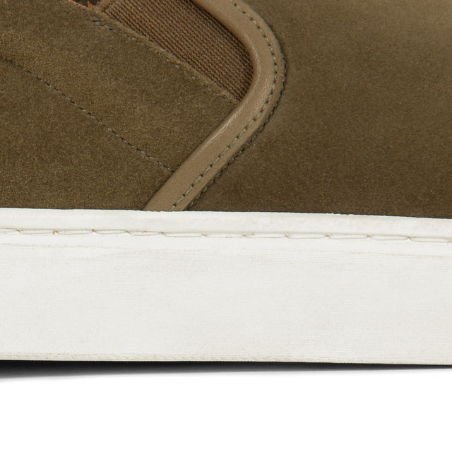 Slip On Sneaker - Avocado Janus Suede