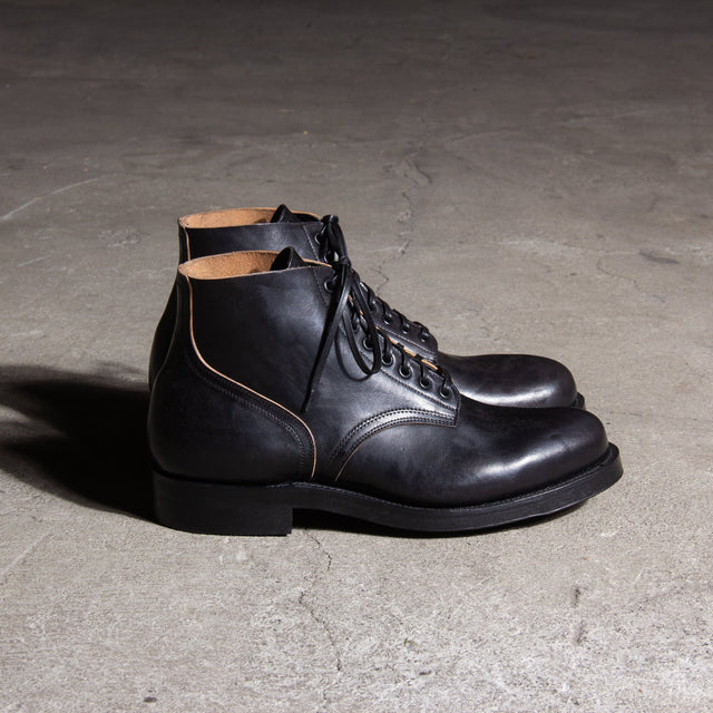 N1 Boot - Black Teacore Vacchetta Lucida