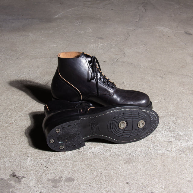 N1 Boot - Black Teacore Vacchetta Lucida