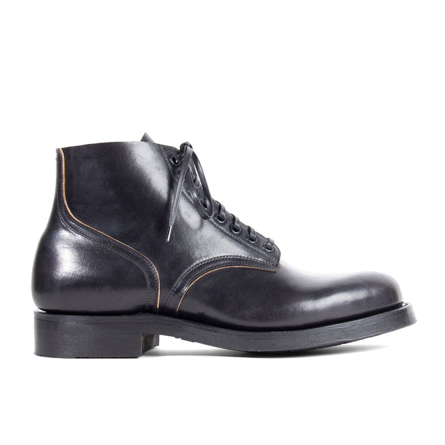 N1 Boot - Black Teacore Vacchetta Lucida