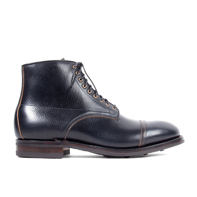 Navvy Boot™ BCT - Black Hatchgrain Shell Cordovan
