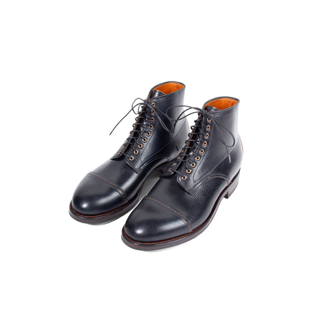 Navvy Boot™ BCT - Black Hatchgrain Shell Cordovan