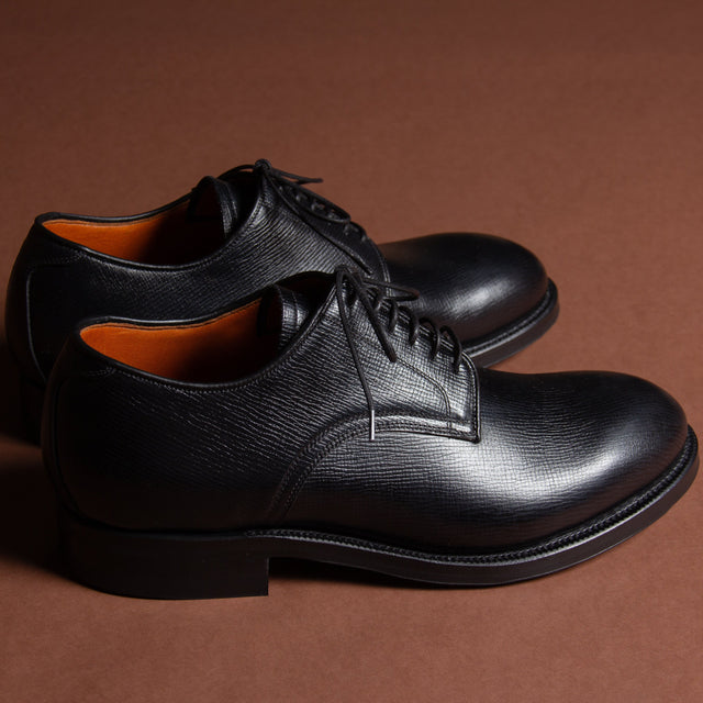 Navvy Cut Shoe - Black Alcazar