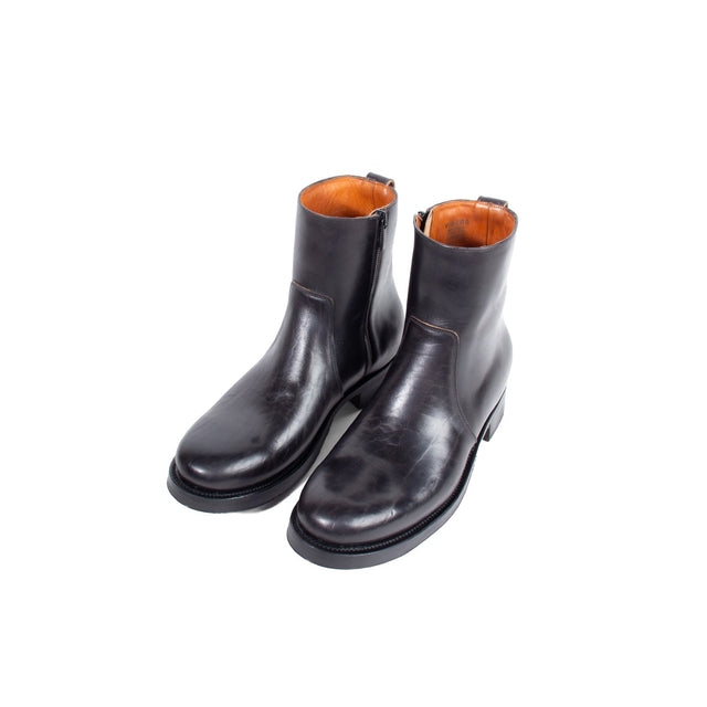 Side Zip - Black Teacore Vacchetta Lucida