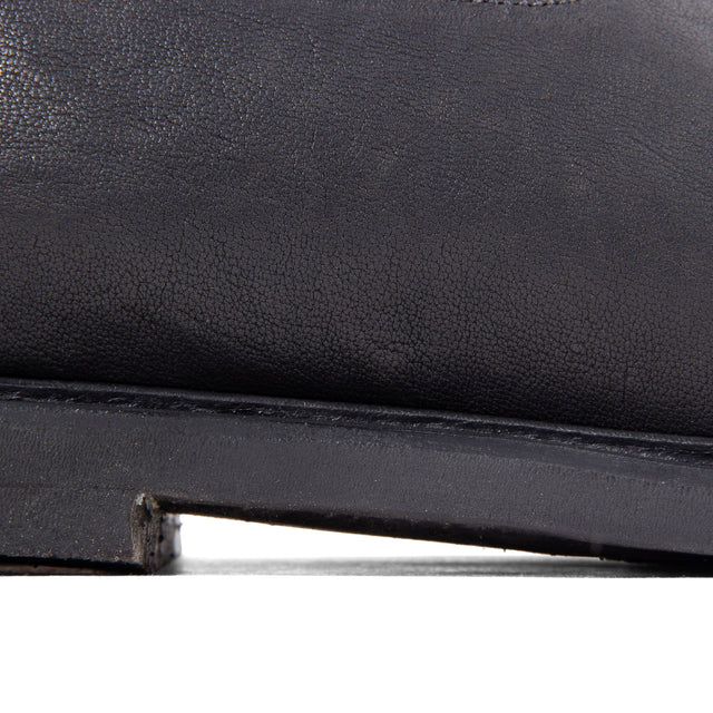 Slipper - Nero Washed Kangaroo