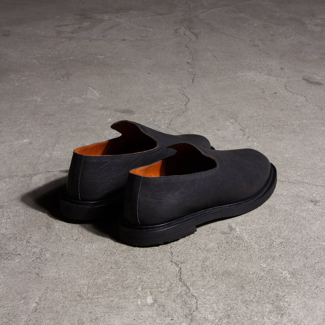 Slipper - Nero Washed Kangaroo