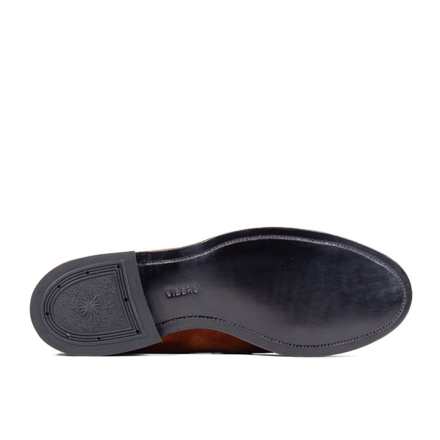 Bristol - Polo Brown Janus Calf Suede - VIBERG