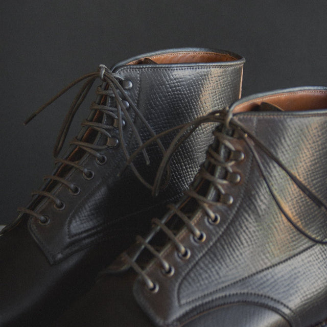 Navvy Boot™ - Mahogany Hatchgrain Shell Cordovan