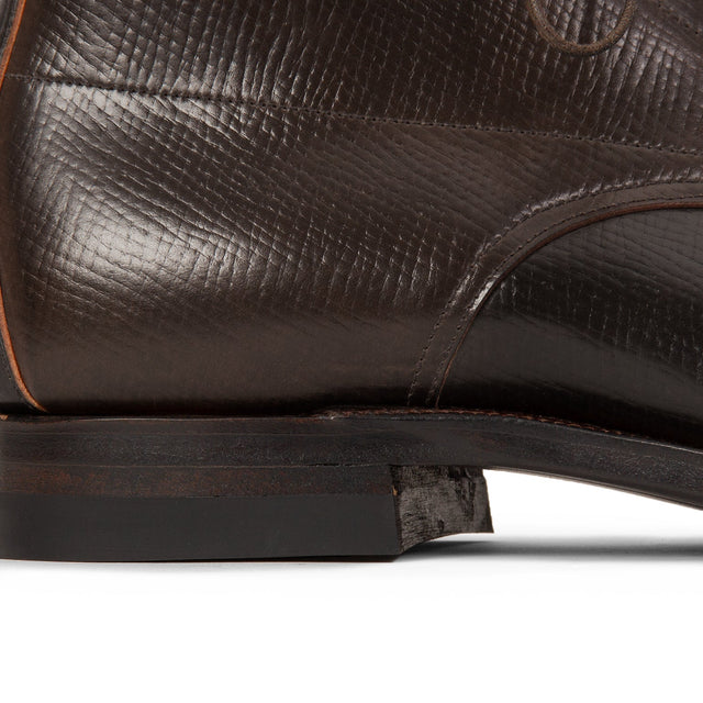 Navvy Boot™ - Mahogany Hatchgrain Shell Cordovan