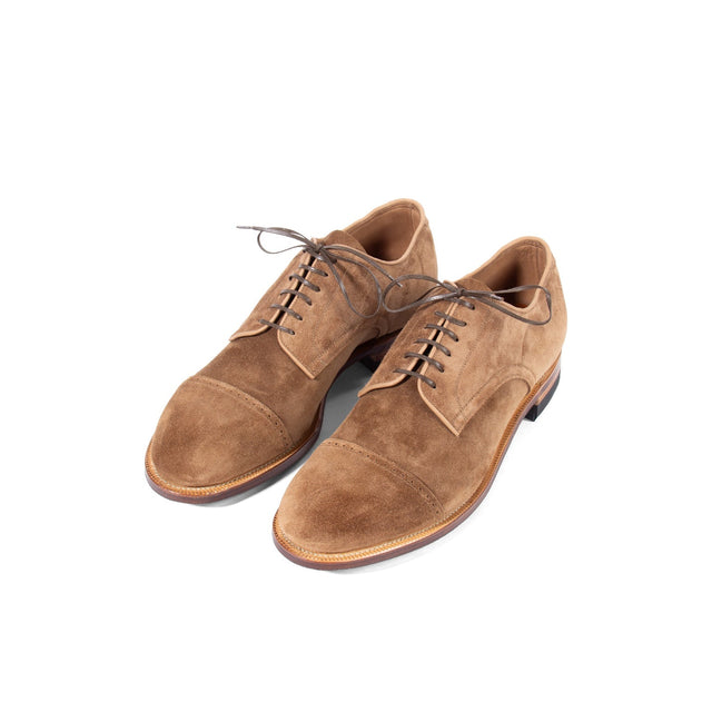 Navvy Cut Shoe - Bison Janus Calf Suede - VIBERG