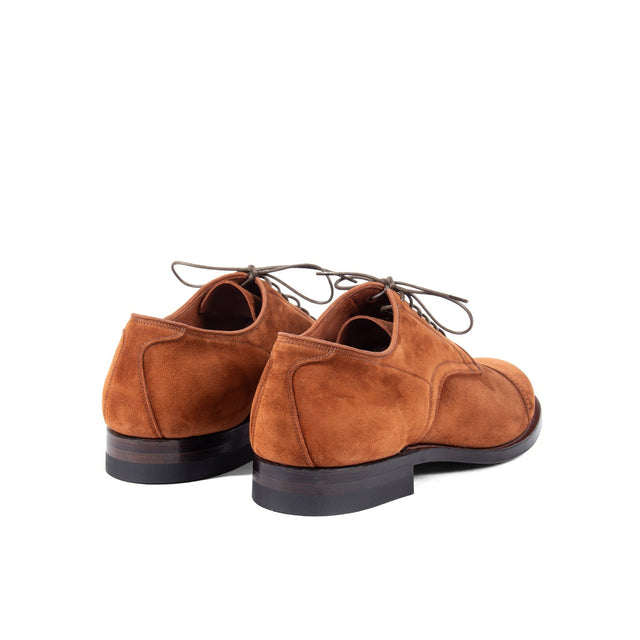 Navvy Cut Shoe - Polo Brown Janus Calf Suede - VIBERG