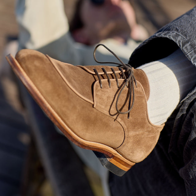 Savoy - Bison Janus Calf Suede - VIBERG