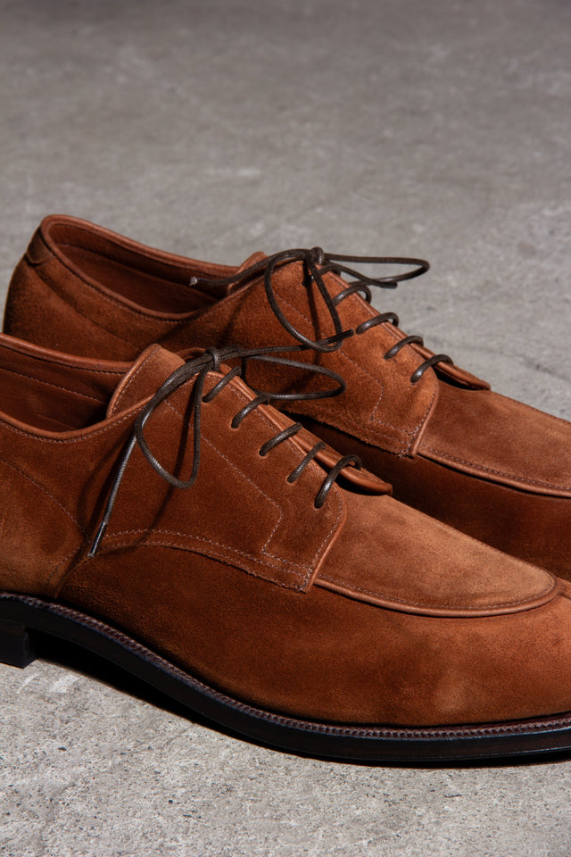 Savoy - Polo Brown Janus Calf Suede - VIBERG