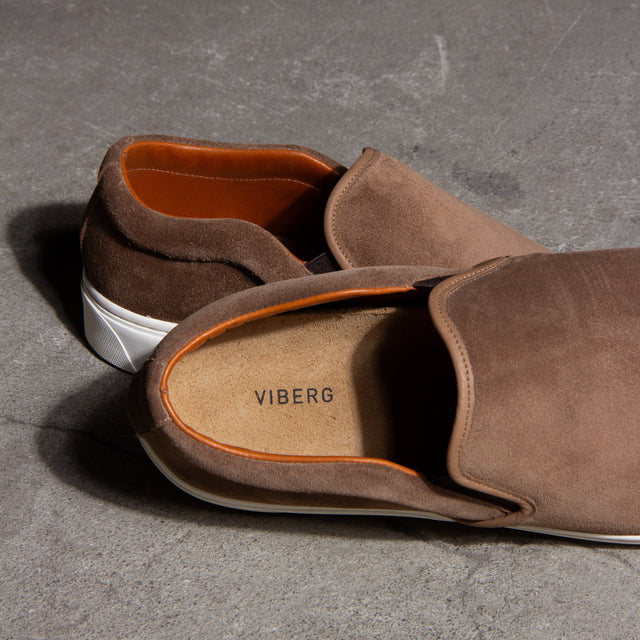 Slip On - Bison Janus Calf Suede - VIBERG