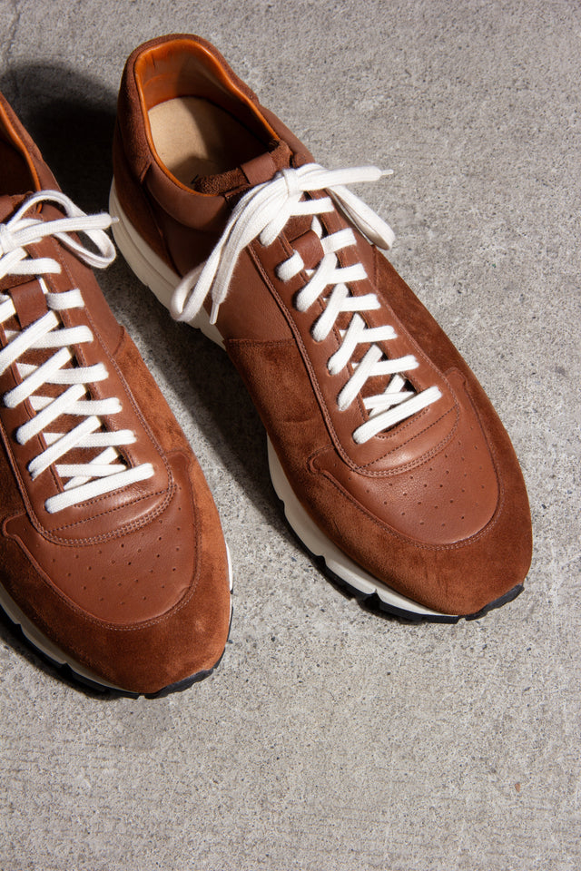 Sneaker - Polo Brown Janus Calf Suede - VIBERG