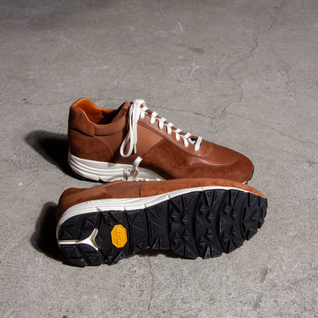 Sneaker - Polo Brown Janus Calf Suede - VIBERG