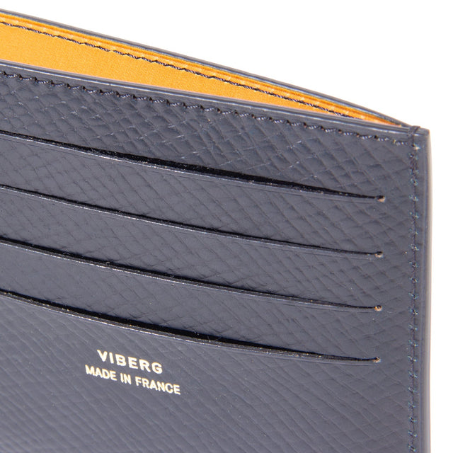 Viberg Billfold - Black Hatchgrain Shell Cordovan - VIBERG