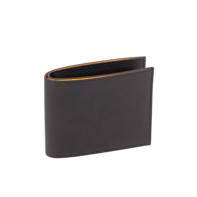 Viberg Billfold - Dark Cognac Hatchgrain Shell Cordovan - VIBERG