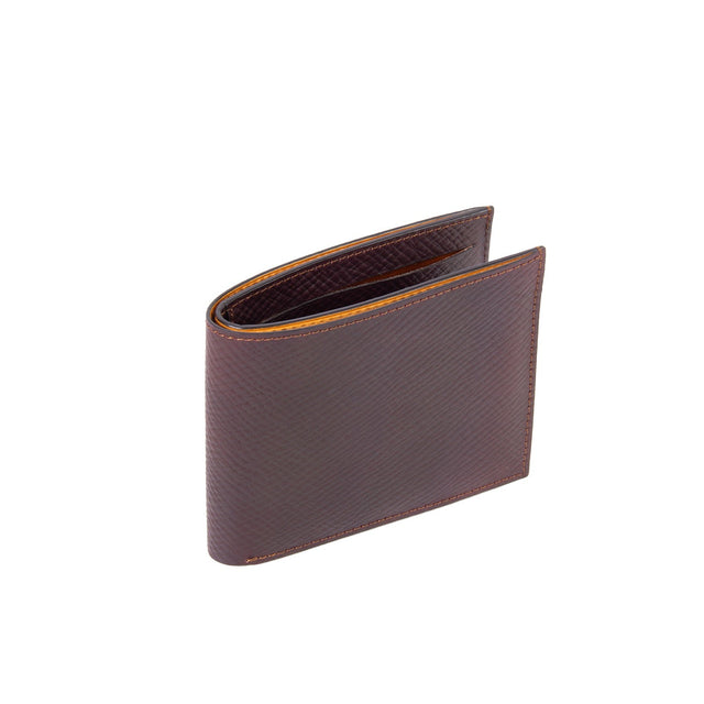 Viberg Billfold - Mahogany Hatchgrain Shell Cordovan - VIBERG